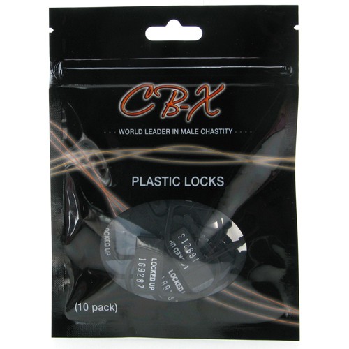 CB-X Vorhängeschlösser aus Kunststoff – 10 Stück