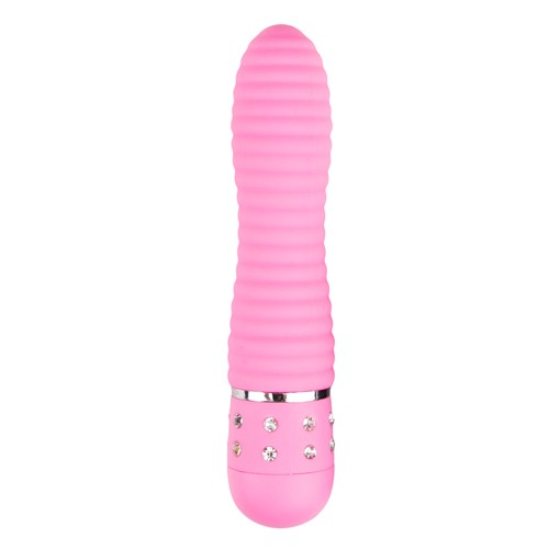 EasyToys Mini-Vibrator geriffelt in Pink 11,4 cm