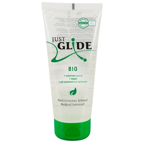 Bio Gleitmittel auf Wasserbasis Just Glide Bio Gleitgel 200 ml