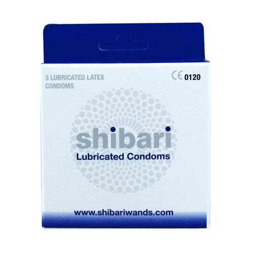 Shibari Kondome beschichtet - 3 Stück