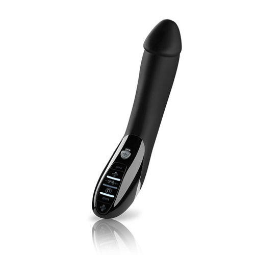 Tickling Truman E-Stim Vibrator - Black Edition 27 cm