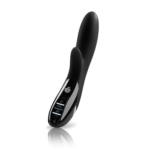Daring Danny E-Stim Silikon Vibrator - Black Edition 27 cm