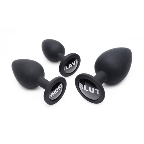 Dirty Words Silikon Analplug Set