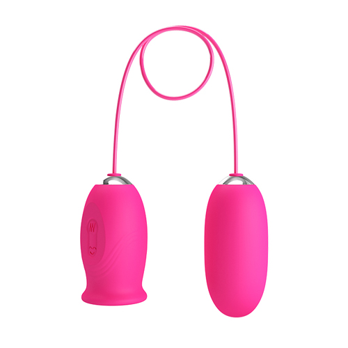 Pretty Love Daisy Vibro-Ei - Rosa 73 mm x 33 mm