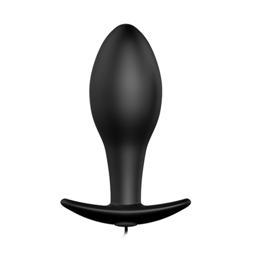 Vibrierender Silikon Analplug mit Fernbedienung