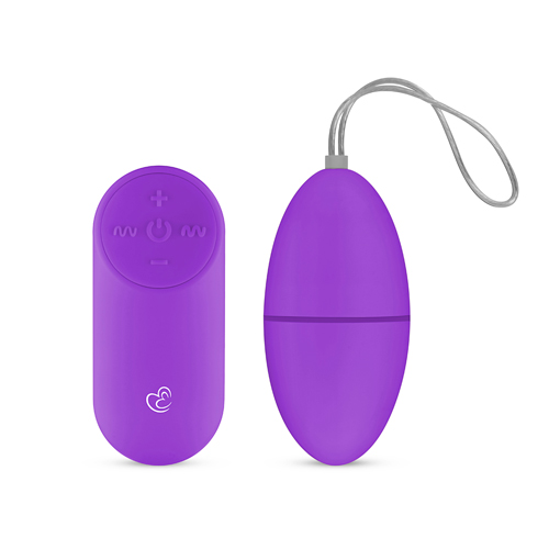 Vibro-Ei mit Fernbedienung in Violett 60 mm x 35 mm