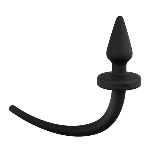 Dog Tail Silikon Analplug Pointy - Klein