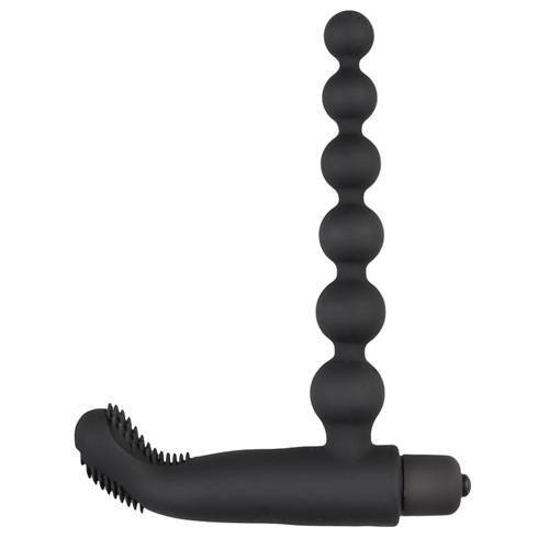Beaded Buddy Vibrierender Silikon Analplug