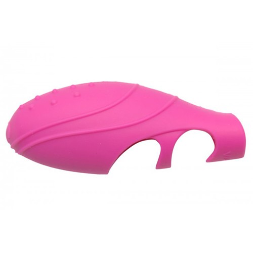 G-Punkt Fingervibrator aus Silikon in Pink 8 cm