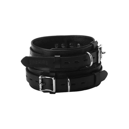 Bondage Leder Schenkelfessel - BDSM Fesseln Strict Leather